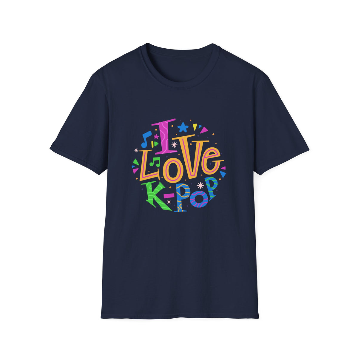 I Love K-Pop T Shirt - Korean Wave Fandom Pride & Culture