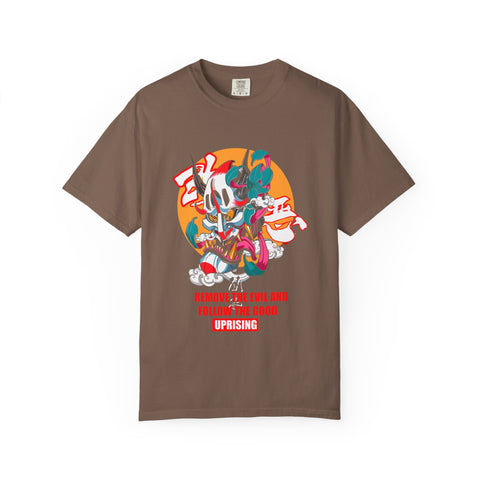 Oni Mask Japanese Demon Tee Uprising Art Streetwear
