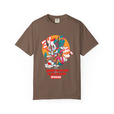 Oni Mask Japanese Demon Tee Uprising Art Streetwear - Sinful Threads