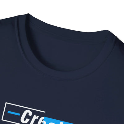 Create Something Break The rules Glitch Style Graphic Tee - Sinful Threads