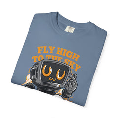 Fly High To The Sky Retro TV Character T-Shirt