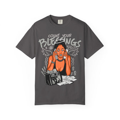 Count Blessings Tee – Boss Woman Wealth Mindset - Sinful Threads