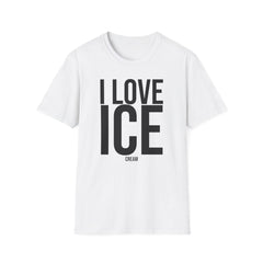 Political Satire Shirt - I Love ICE Cream Funny Tee