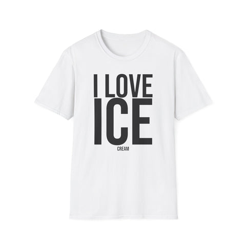 Political Satire Shirt - I Love ICE Cream Funny Tee