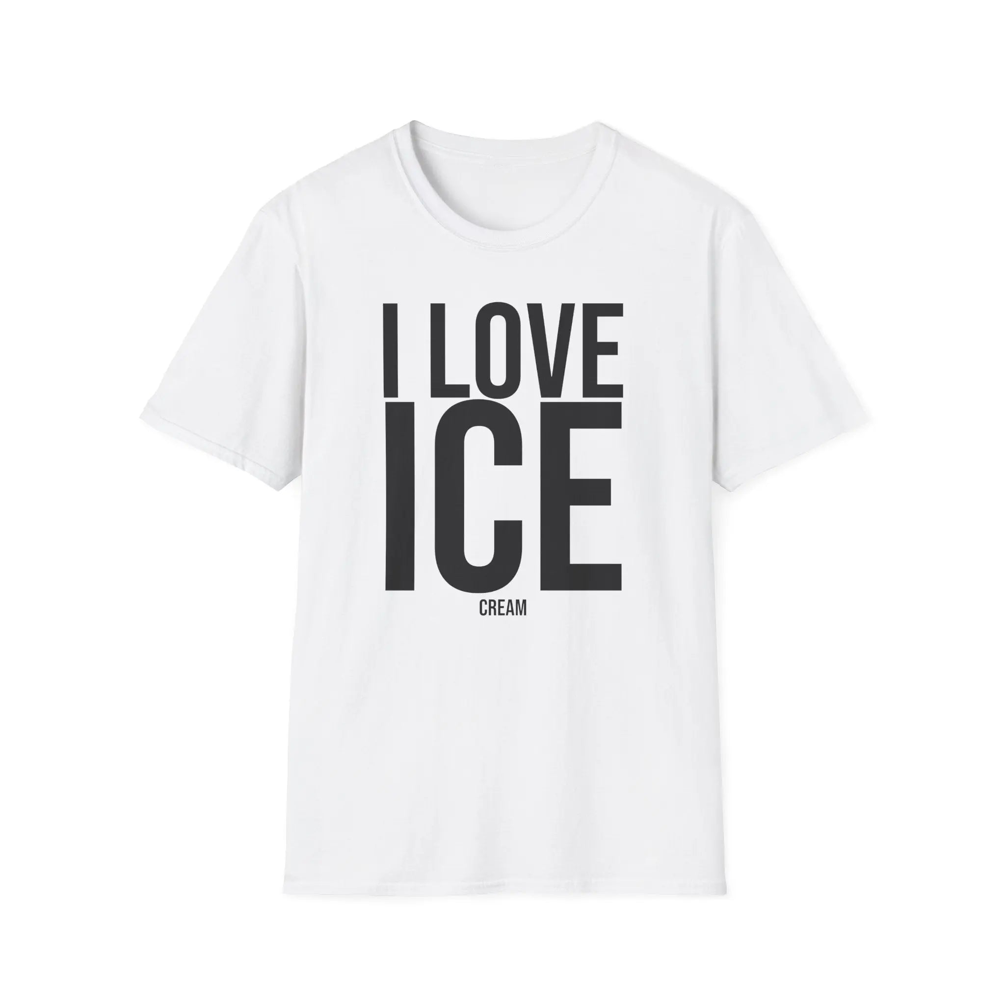 Political Satire Shirt - I Love ICE Cream Funny Tee Printify