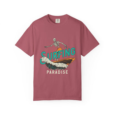Surfing Skeleton Shirt - Funny Skeleton Tee - Retro Surf Gift - Sinful Threads