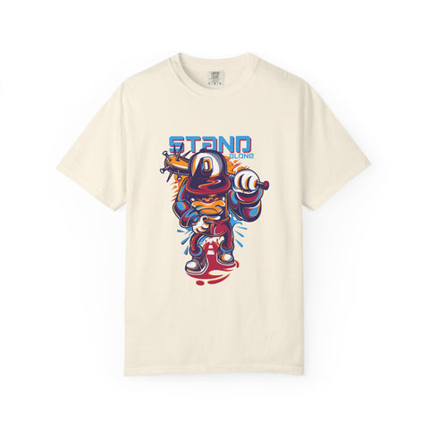 Stand Alone Cool Cartoon Character Illustration T-Shirt