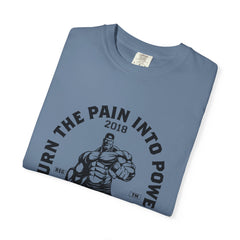 Turn Pain Into Power T-Shirt - Gym Motivation Gift - Sinful Threads