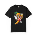 Surfing Carrot With a Drink Graphic Awesome T-Shirt - Sinful Threads
