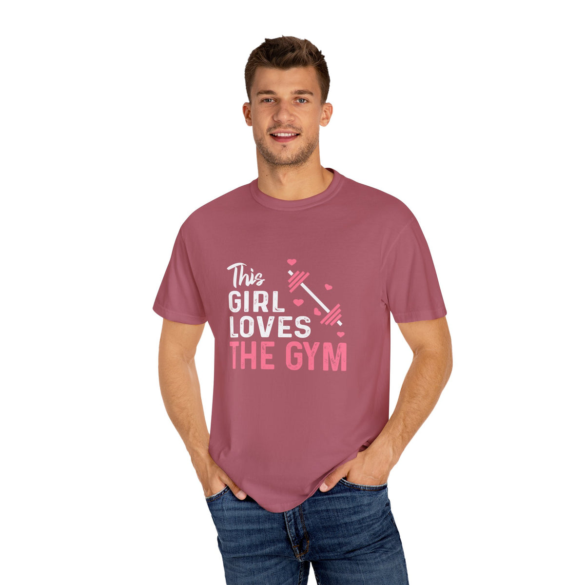 This Girl Loves The Gym Gym Workout Motivation T-Shirt
