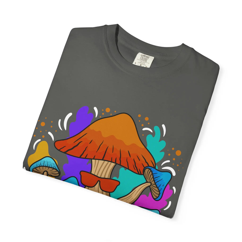 Psychedelic Mushroom Tee - Trippy Sunglasses Fungi Gift - Sinful Threads