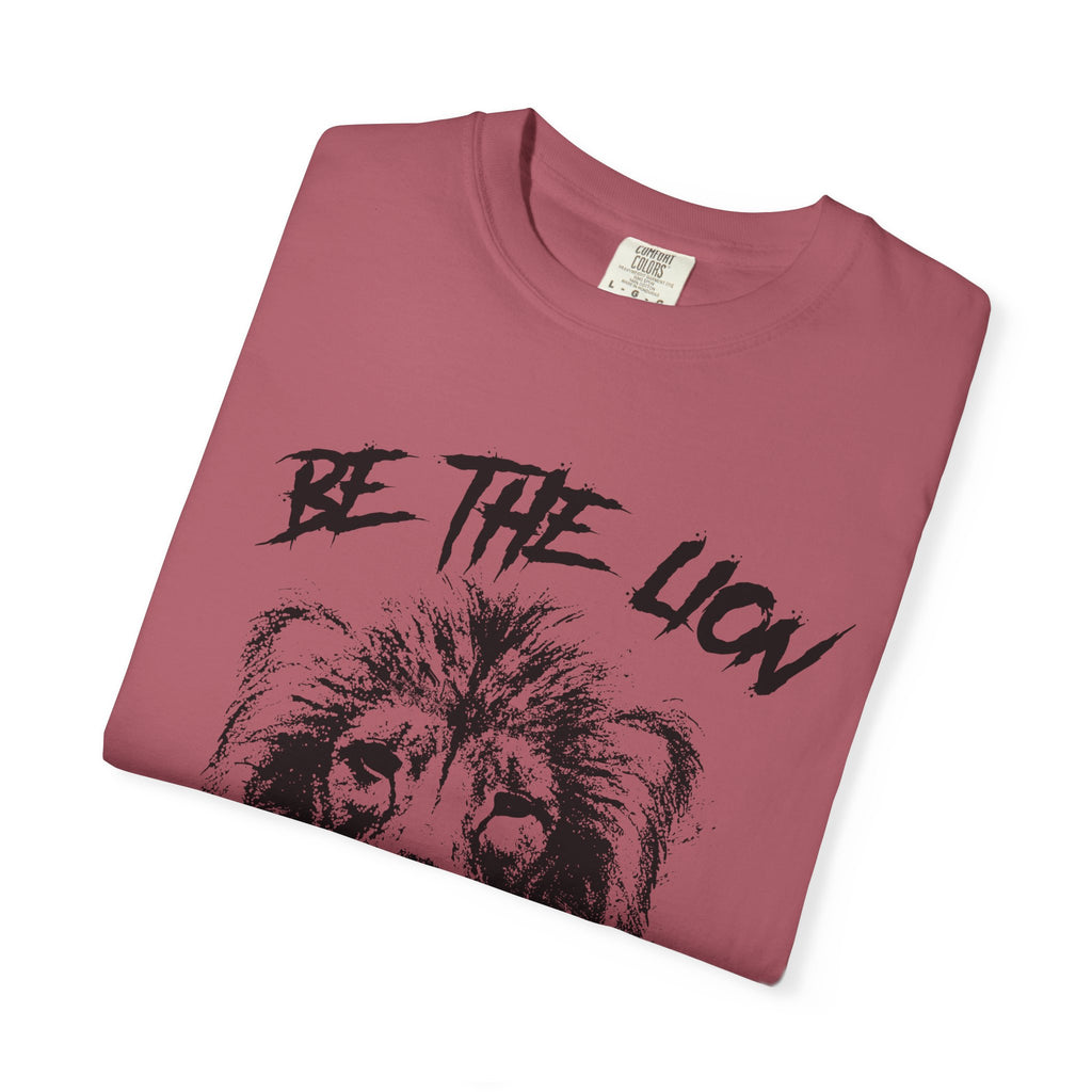 Motivational Lion Shirt - Be The Lion Print Tee - Sinful Threads