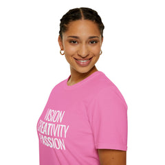 Vision Passion Hidden Message Shirt - Subtle Adult Humor Tee