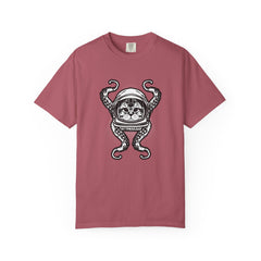 Alien Cat Tee - Octopus Graphic Shirt - Cosmic Surreal Art