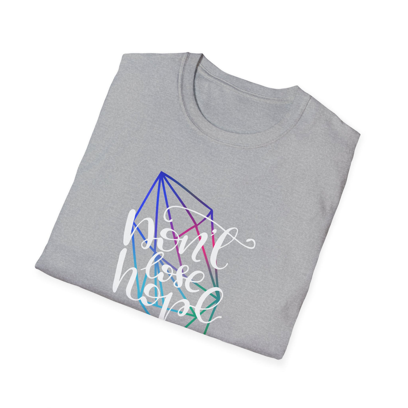 Don't Lose Hope Colorful Graphic Tee - Inspirational Shirt - Sinful Threads