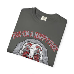 Trippy Clown Shirt - Put On Happy Face Psychedelic Tee Fun
