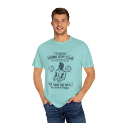Fitness Viking Gym Club Graphic Design Authentic T-Shirt