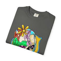 Floral Skull Shirt - Gothic Botanical Tee - Surreal Art