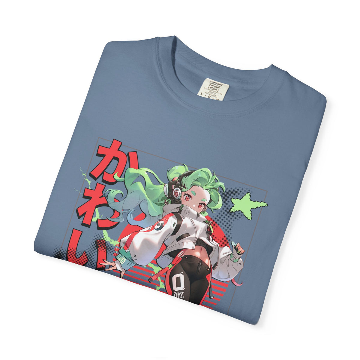 Cyberpunk Anime Tee - Kawaii Vaporwave - Streetwear