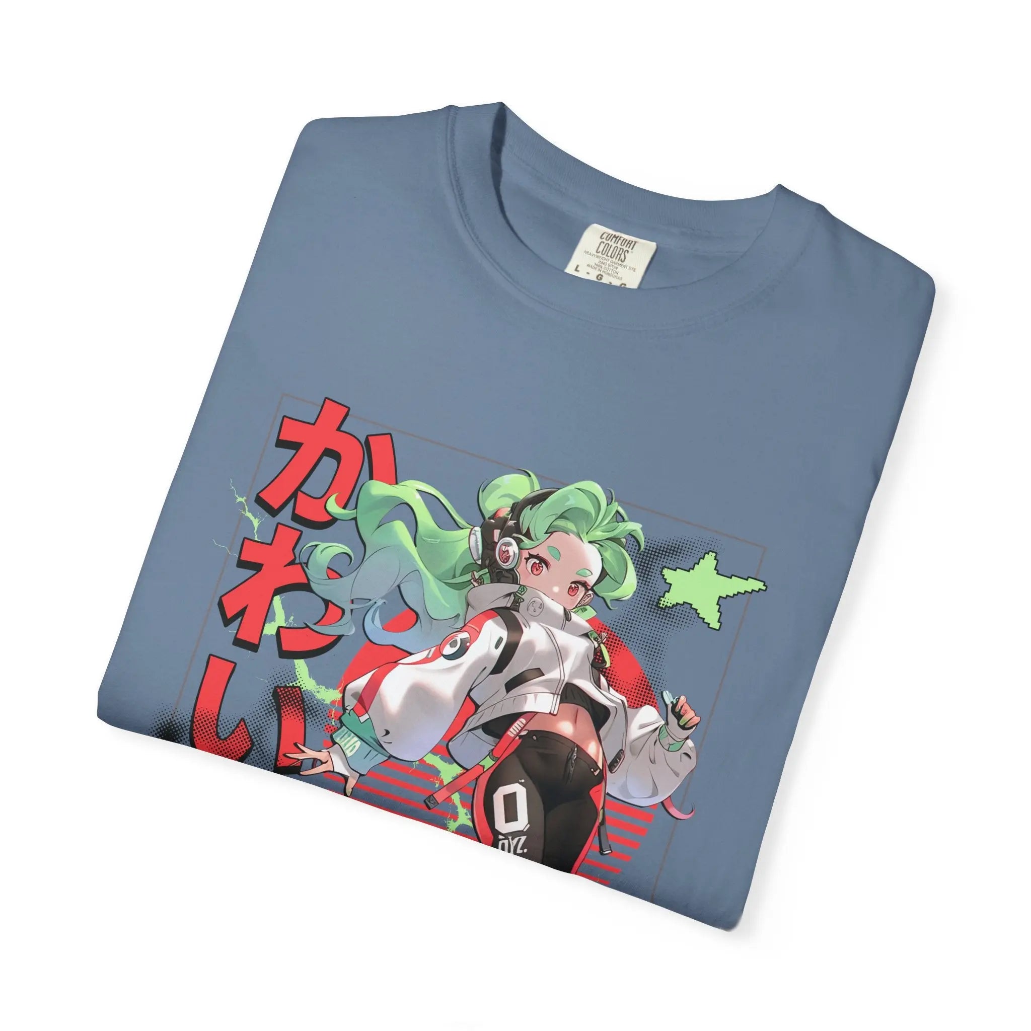 Cyberpunk Anime Tee - Kawaii Vaporwave - Streetwear - Sinful Threads