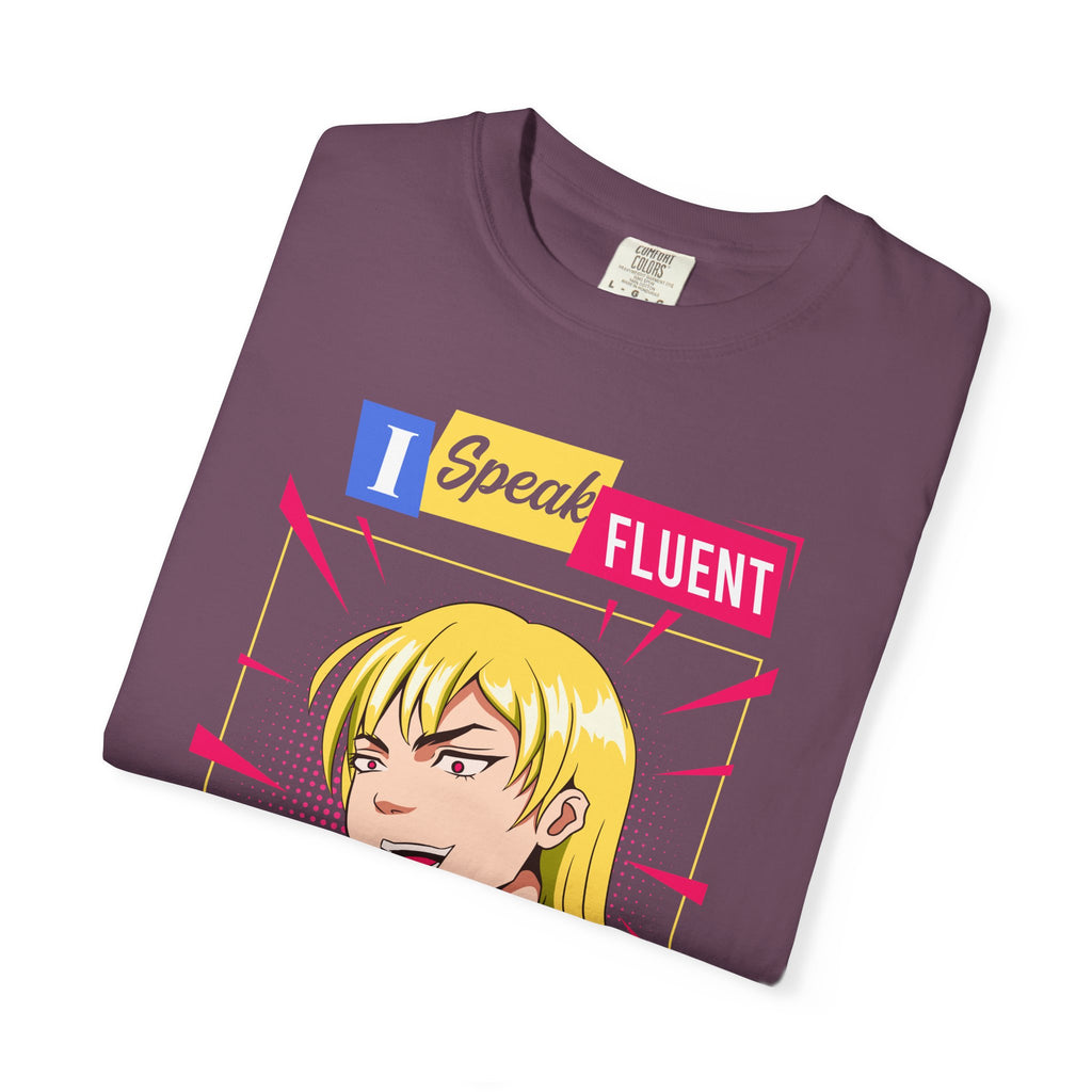 Anime Fluent Shirt – Fluent in Anime Tee Funny Otaku Manga Girl - Sinful Threads