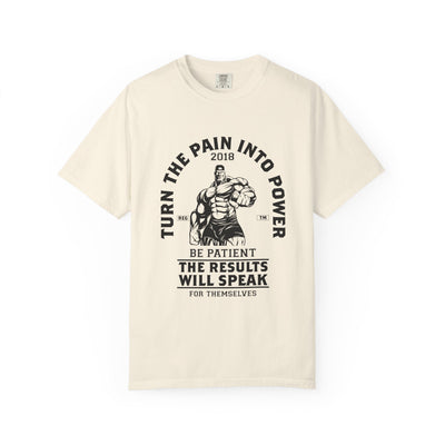 Turn Pain Into Power T-Shirt - Gym Motivation Gift - Sinful Threads