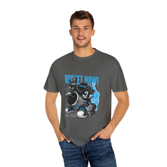 Rocket Now Cartoon Graphic Unisex Relaxed Fit T-Shirt - Sinful Threads