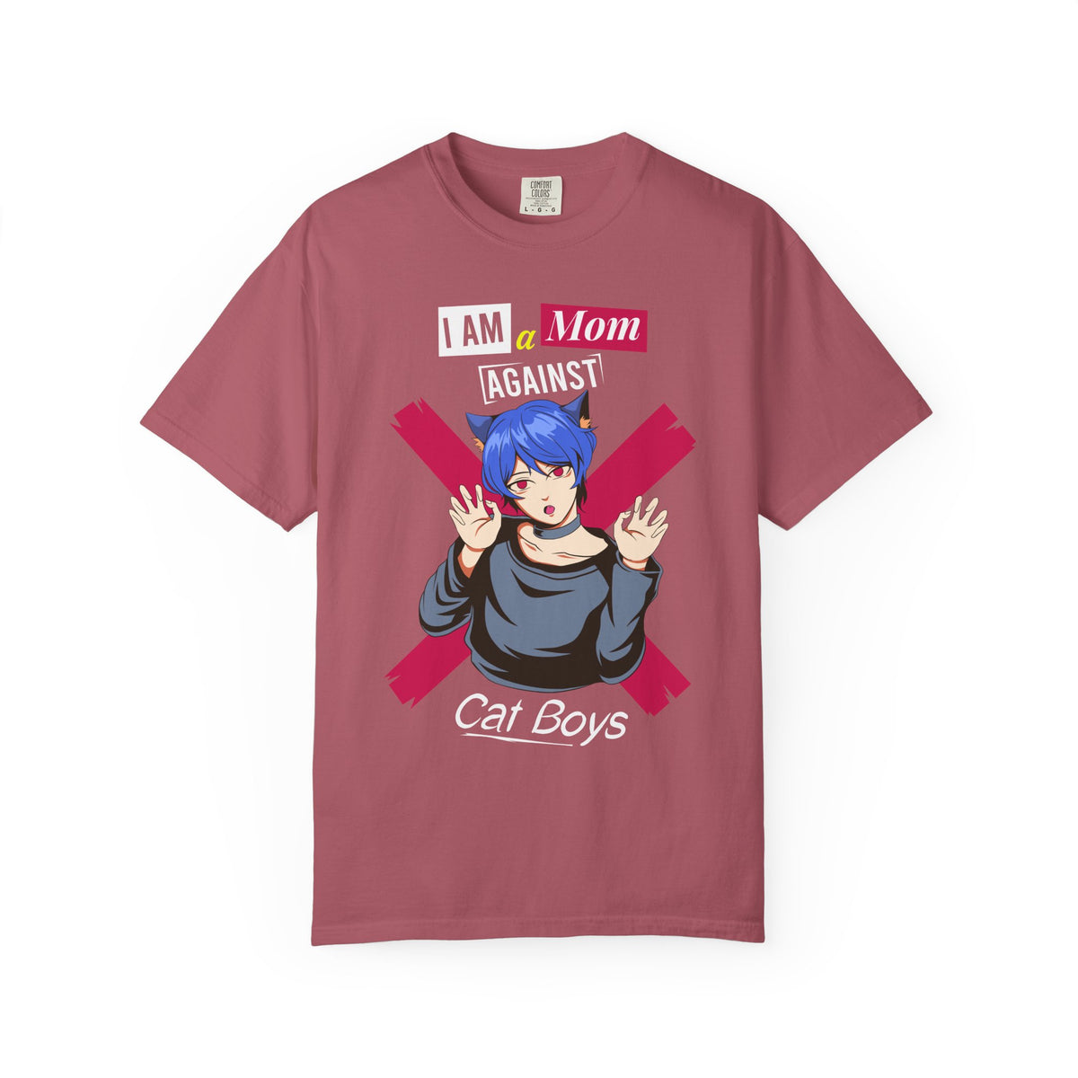 Mom Against Cat Boys Tee – Anime Cat Girl Otaku Mom Shirt