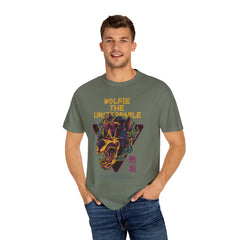 Fierce Wolfie The Unstoppable Graphic Design T-Shirt