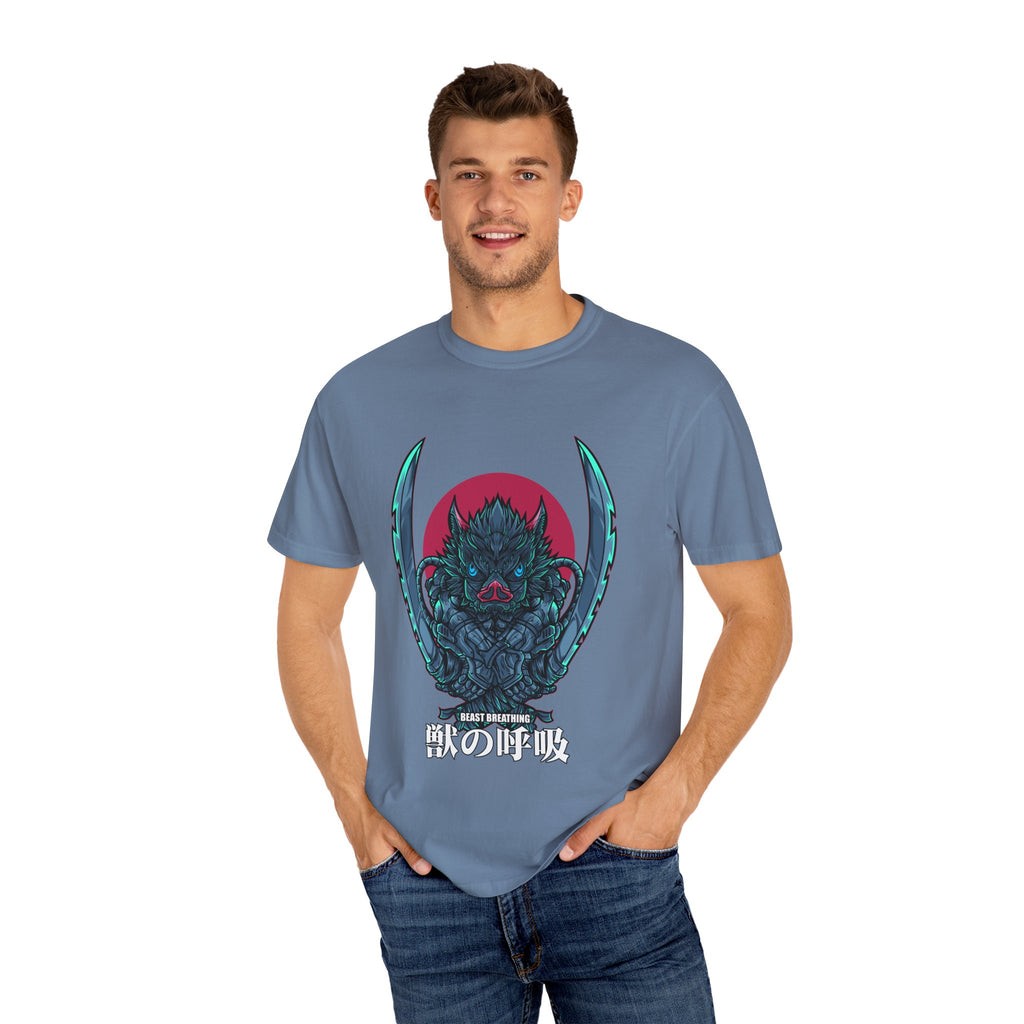 Wild Boar Beast Breathing Tee Modern Anime Graphic - Sinful Threads