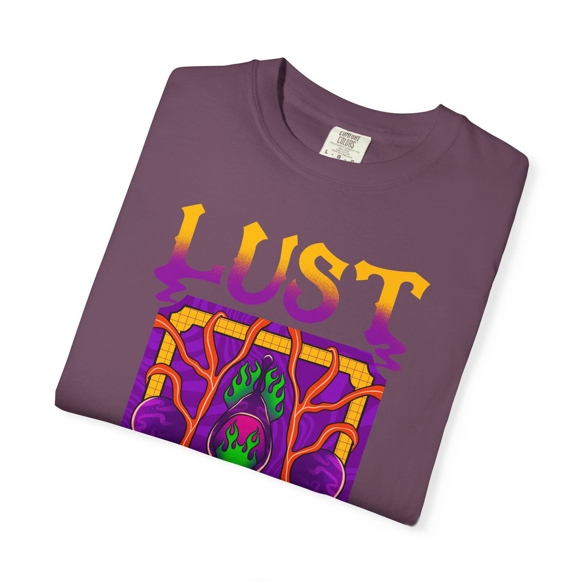 Psychedelic Art Shirt - Trippy Flame Tee - Vibrant Festival Gift