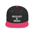 LGBTQ Pride Cap - United Gays of America Patriotic Hat Printify