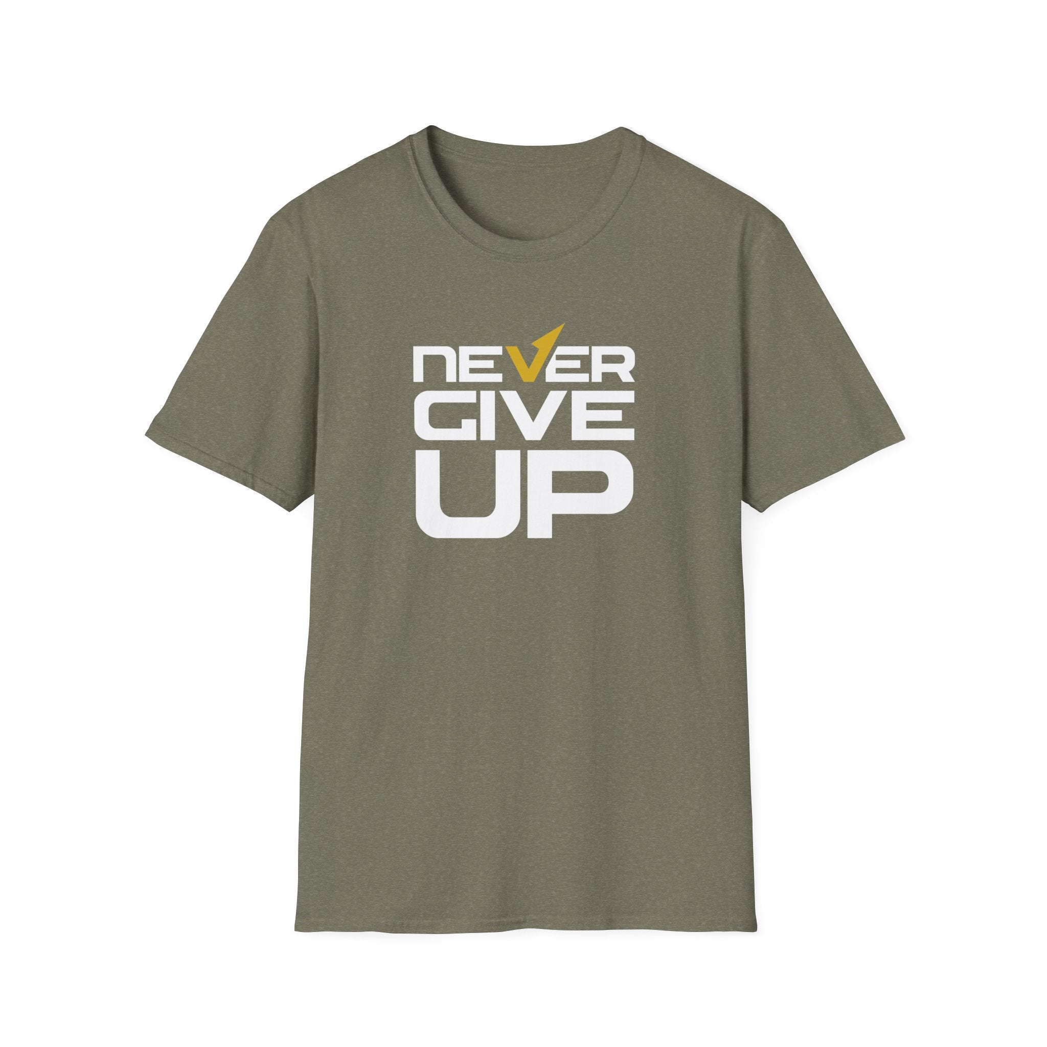 Never Give Up Motivational Graphic Tee - Inspiring Persistence - Sinful Threads