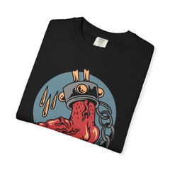 Monster Horror Tee - Creepy Halloween Shirt - Chains Graphic