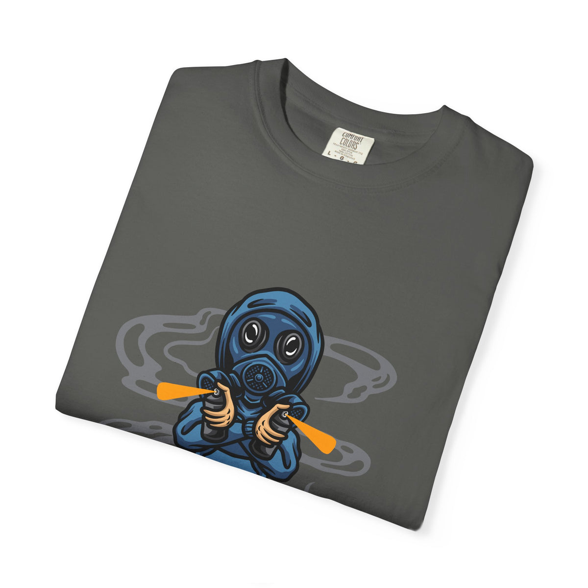 Gas Mask Graffiti Shirt - Cool Urban Streetwear - Artist Gift