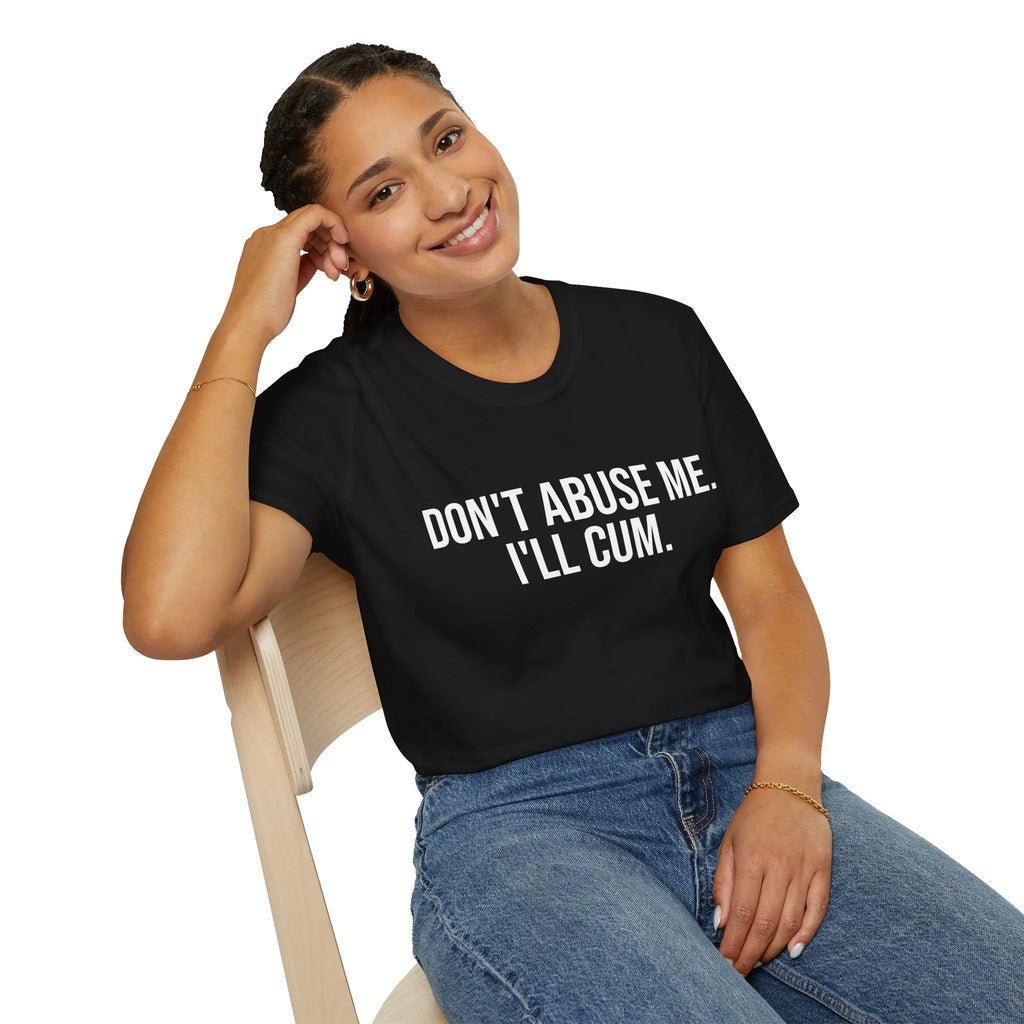 Dont Threaten Me Tshirt - Sarcastic Attitude Graphic Tee Printify