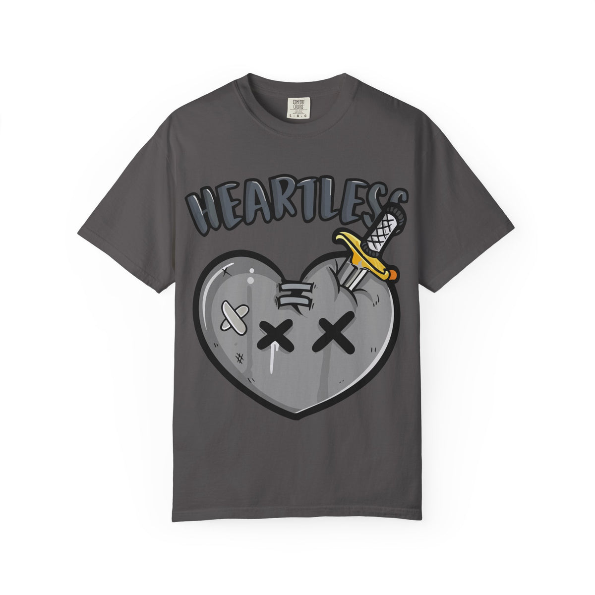 Heartless Grunge Tee – Broken Heart Shirt for Emo Aesthetic - Sinful Threads