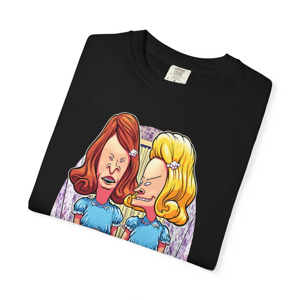 Beavis Butthead Shining Parody 90s Cartoon Horror Tee - Sinful Threads