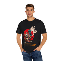 Pug Dog Graphic Tee Japanese Samurai Art Gift