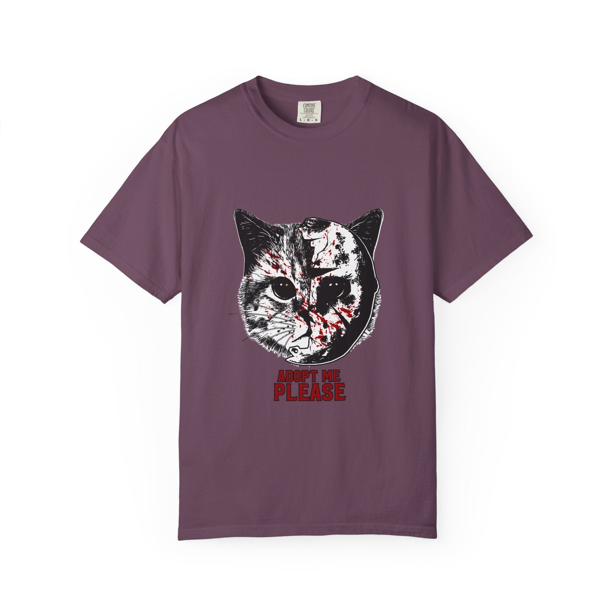 Horror Cat Tee - Spooky Jason Kitty - Friday 13th Shirt - Sinful Threads