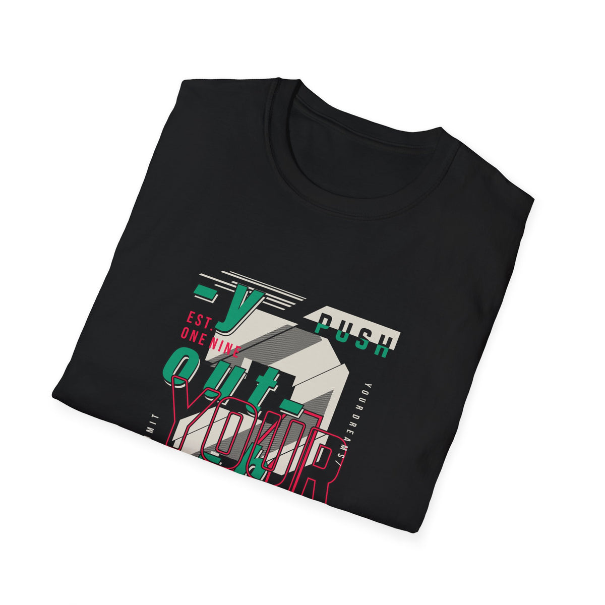 PUSH YOUR SELF t shirt - motivational graphic tee