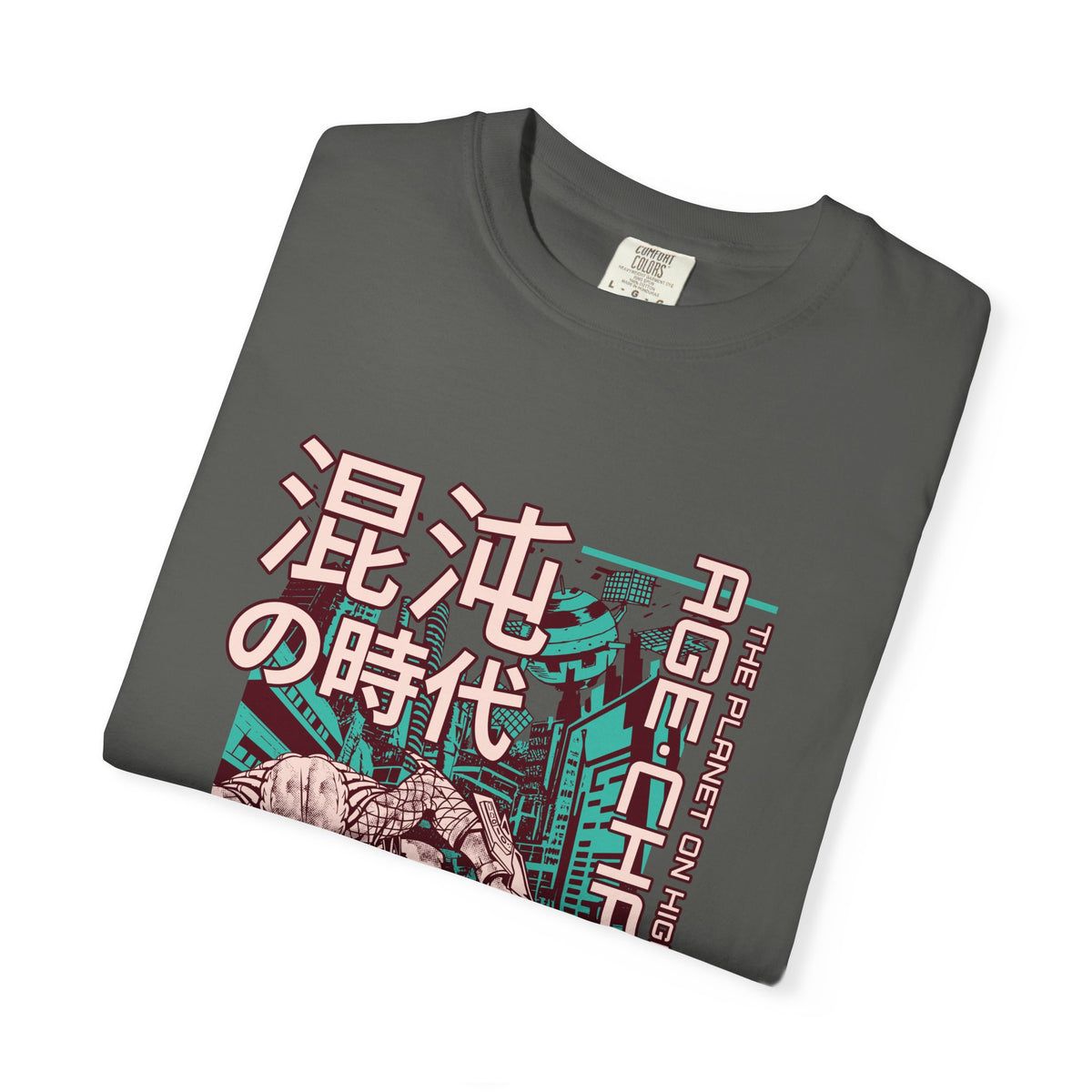 Cyberpunk Alien Tee - Anime Predator - Graphic Gift