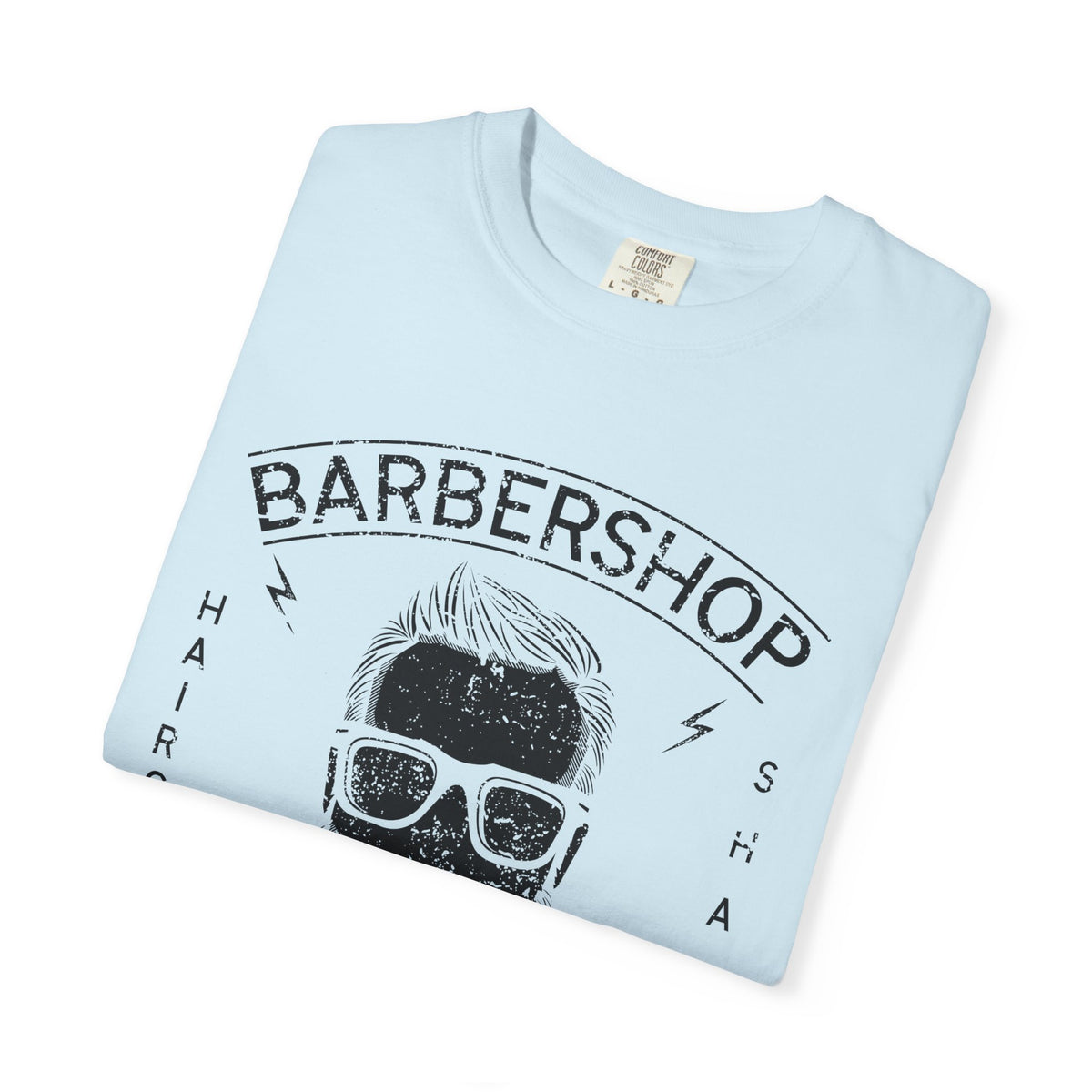 Barbershop Haircuts Shaves Classic Design Trendy T-Shirt - Sinful Threads