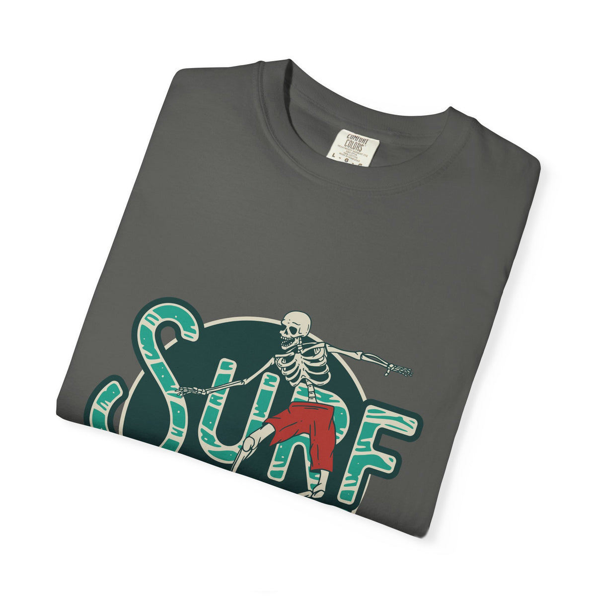Skeleton Surfer Shirt - Surf Time Tee - Cool Beach Gift
