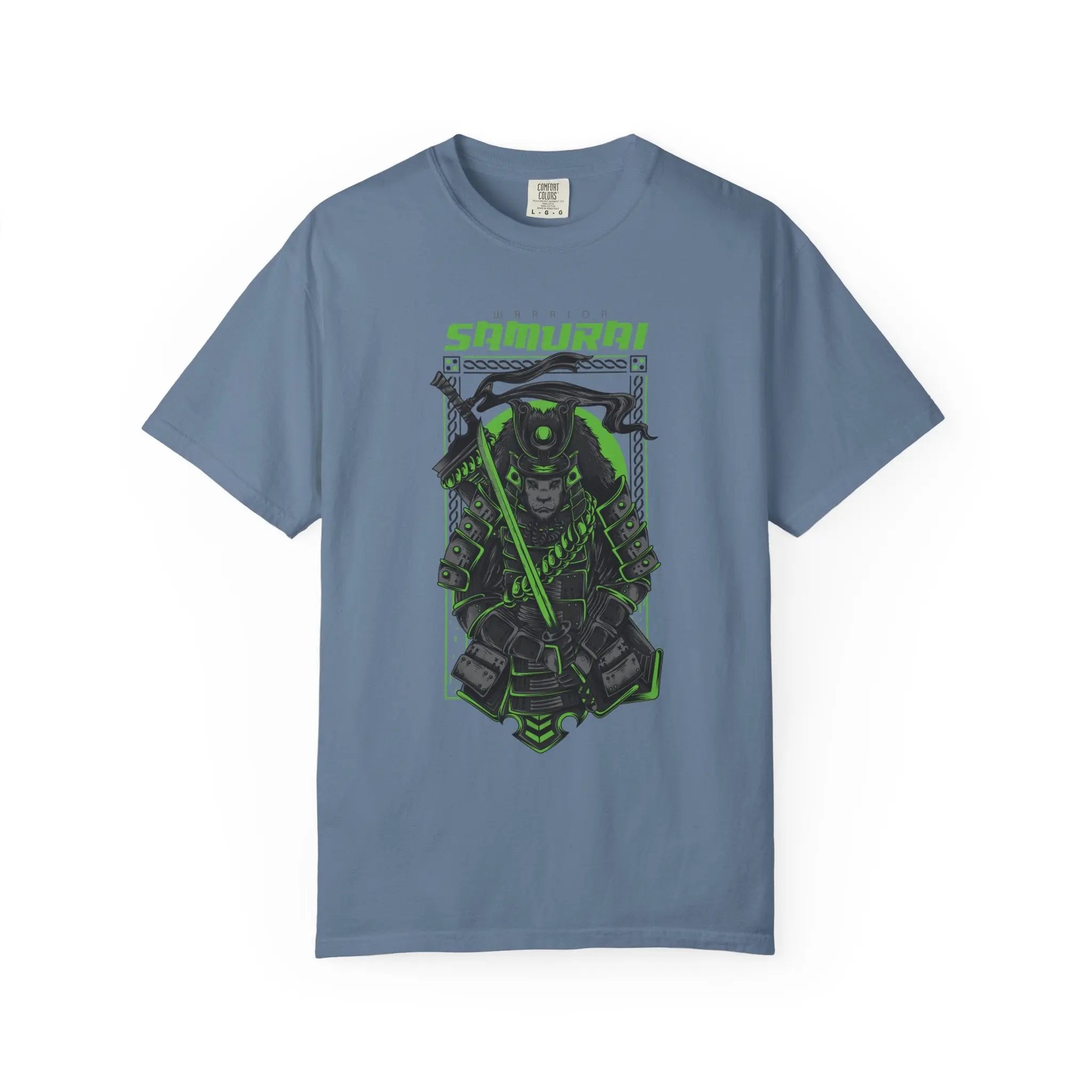 Fierce Warrior Samurai Graphic Unisex Relaxed Fit T-Shirt - Sinful Threads
