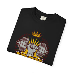 Iron Man Fitness Center Logo Graphic Design Image T-Shirt