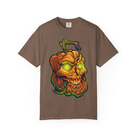 Pumpkin Skull Tee - Spooky Halloween Shirt for Horror Fans