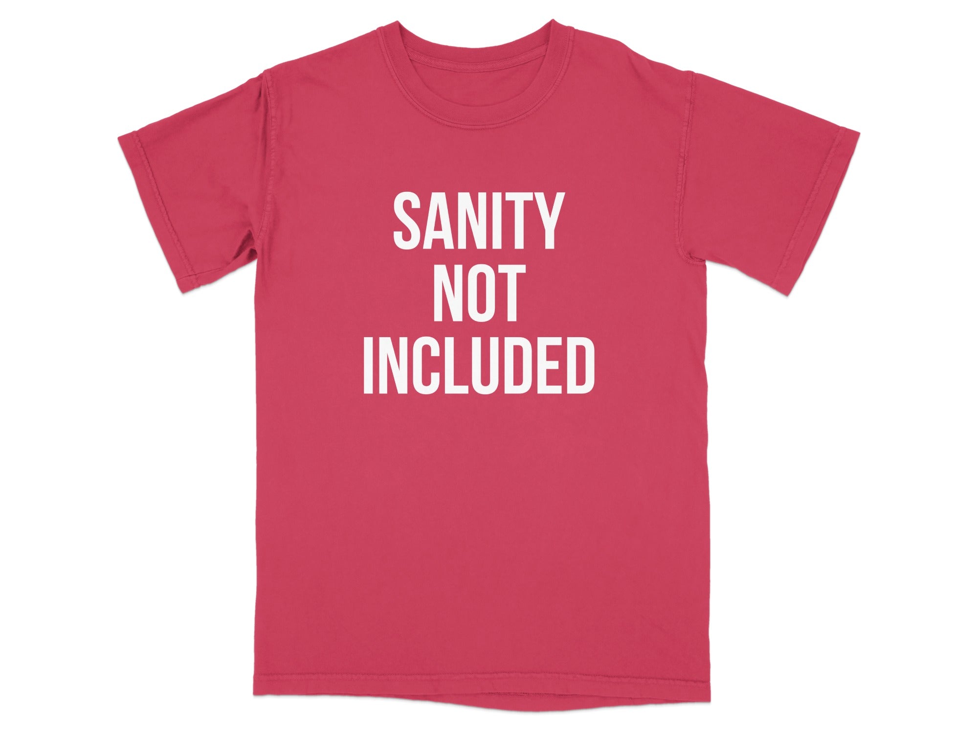 Sanity Not Included Funny Statement T-shirt product