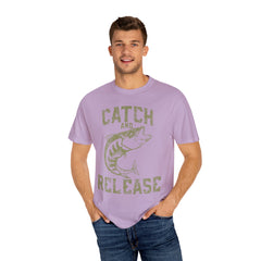 Catch And Release Fishing Graphic Artwork Design T-Shirt