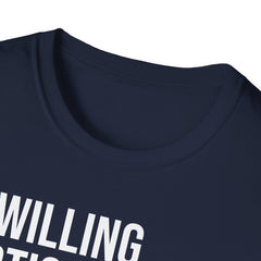 Funny Social Observation Shirt - Unwilling Participant Tee